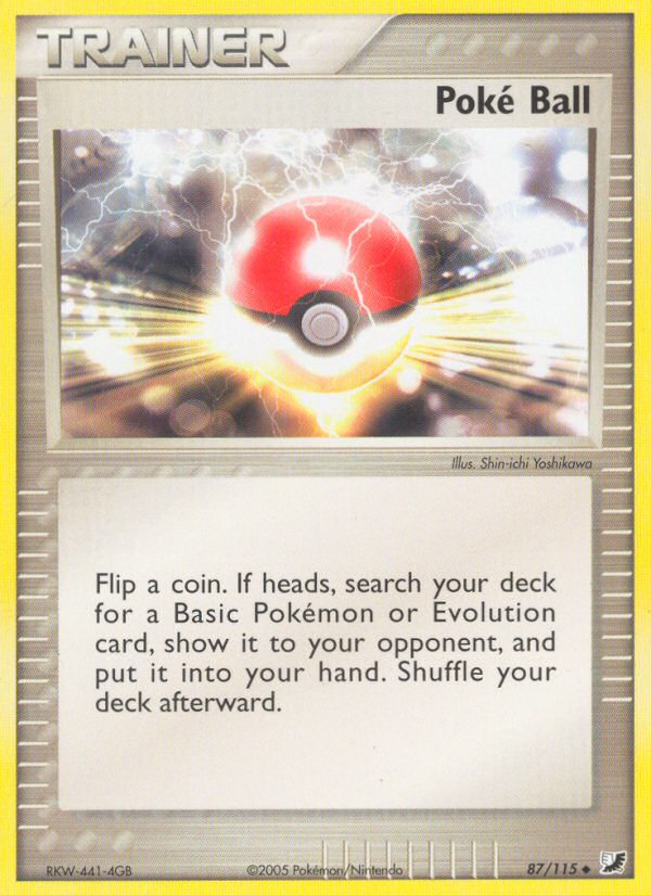 Poke Ball (87/115) [EX: Unseen Forces] | Devastation Store