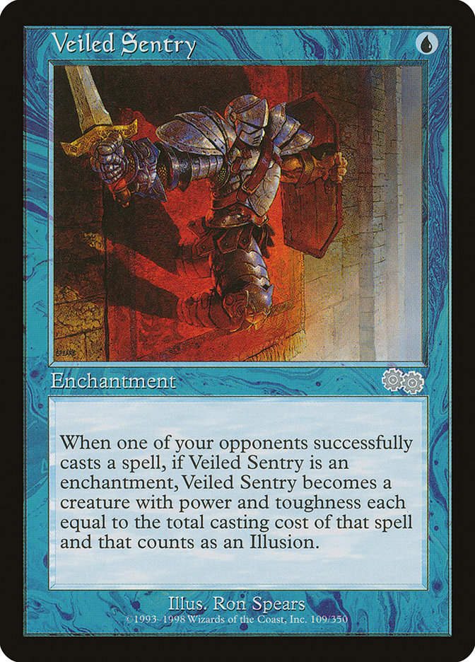 Veiled Sentry [Urza's Saga] | Devastation Store