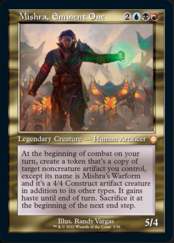 Mishra, Eminent One (001) (Retro) [The Brothers' War Commander] | Devastation Store