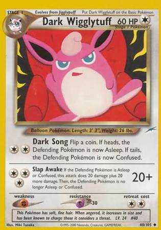 Dark Wigglytuff (40/105) [Neo Destiny Unlimited] | Devastation Store