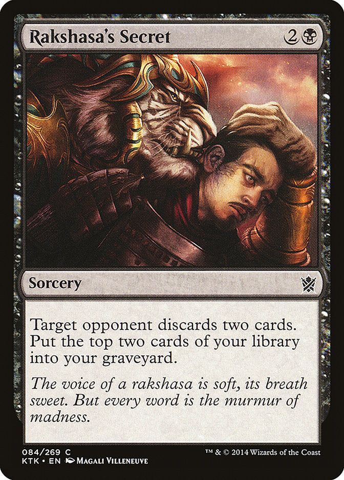 Rakshasa's Secret [Khans of Tarkir] | Devastation Store