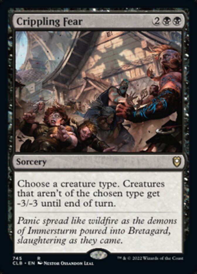Crippling Fear [Commander Legends: Battle for Baldur's Gate] | Devastation Store