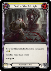 Oath of the Arknight (Yellow) [ARC092-R] 1st Edition Rainbow Foil - Devastation Store | Devastation Store
