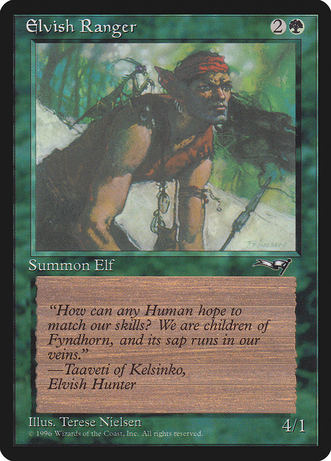 Elvish Ranger (Insect on Back) [Alliances] - Devastation Store | Devastation Store