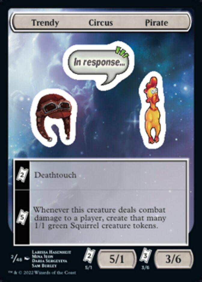 Trendy Circus Pirate [Unfinity Stickers] | Devastation Store