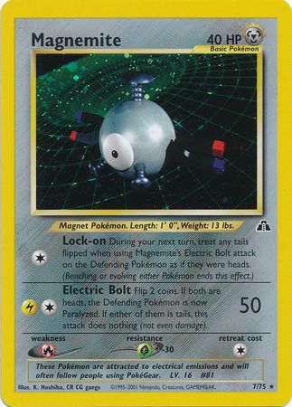 Magnemite (7/75) [Neo Discovery Unlimited] | Devastation Store