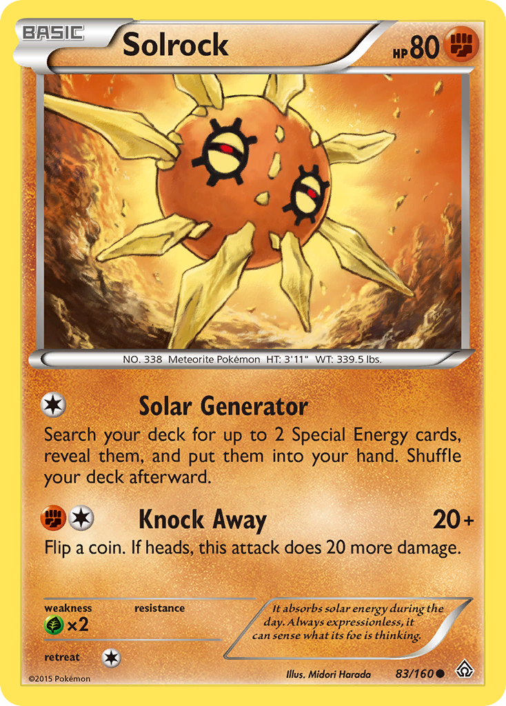 Solrock (83/160) [XY: Primal Clash] | Devastation Store
