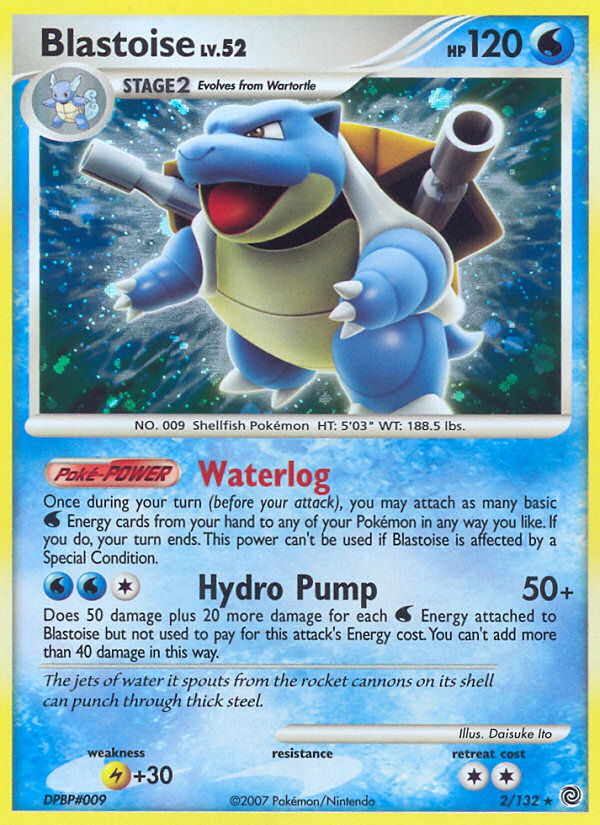 Blastoise (2/132) [Diamond & Pearl: Secret Wonders] | Devastation Store