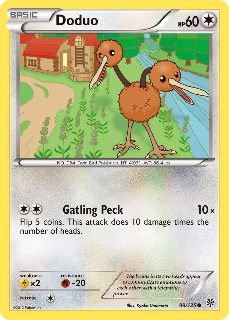 Doduo (99/135) [Black & White: Plasma Storm] | Devastation Store