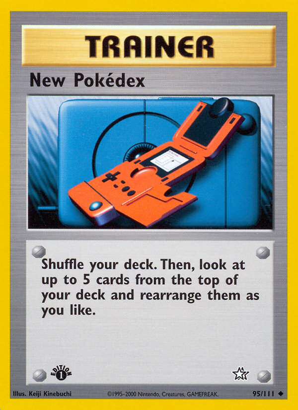 New Pokedex (95/111) [Neo Genesis 1st Edition] | Devastation Store