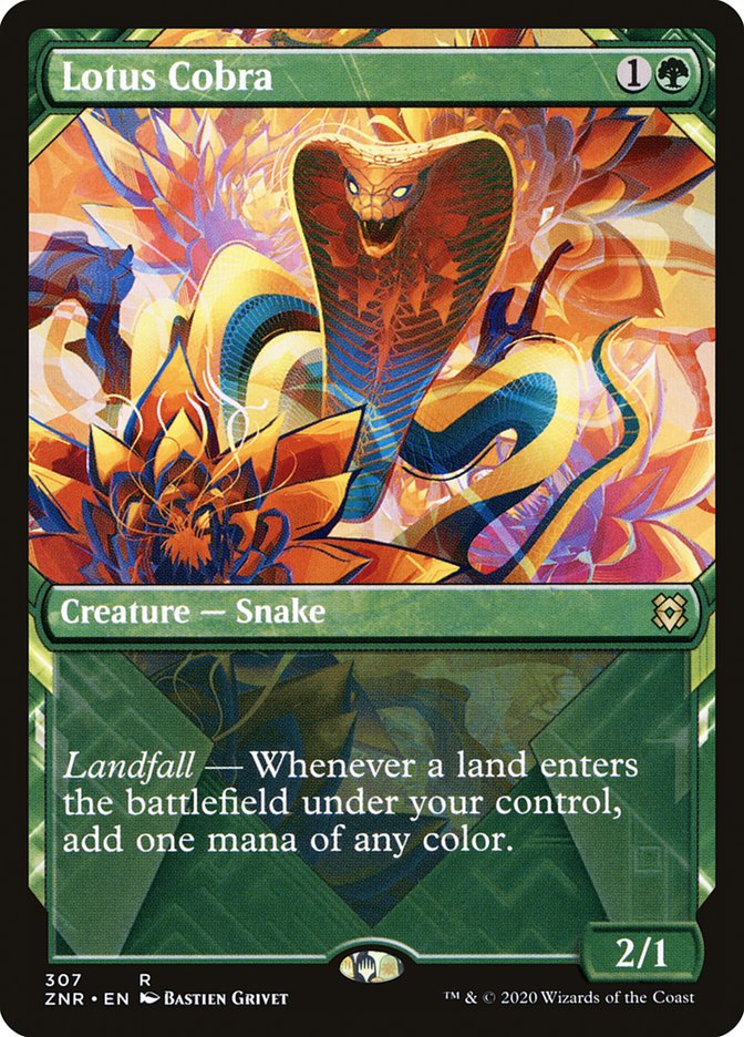 Lotus Cobra (Showcase) [Zendikar Rising] | Devastation Store