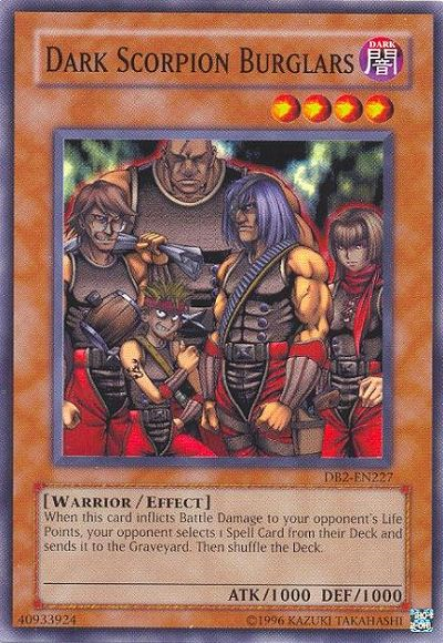 Dark Scorpion Burglars [DB2-EN227] Common | Devastation Store