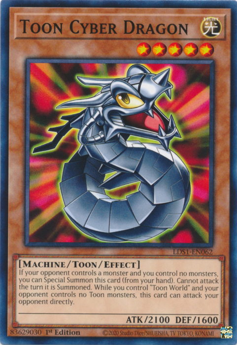 Toon Cyber Dragon [LDS1-EN062] Common | Devastation Store