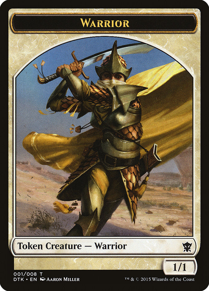 Warrior [Dragons of Tarkir Tokens] - Devastation Store | Devastation Store