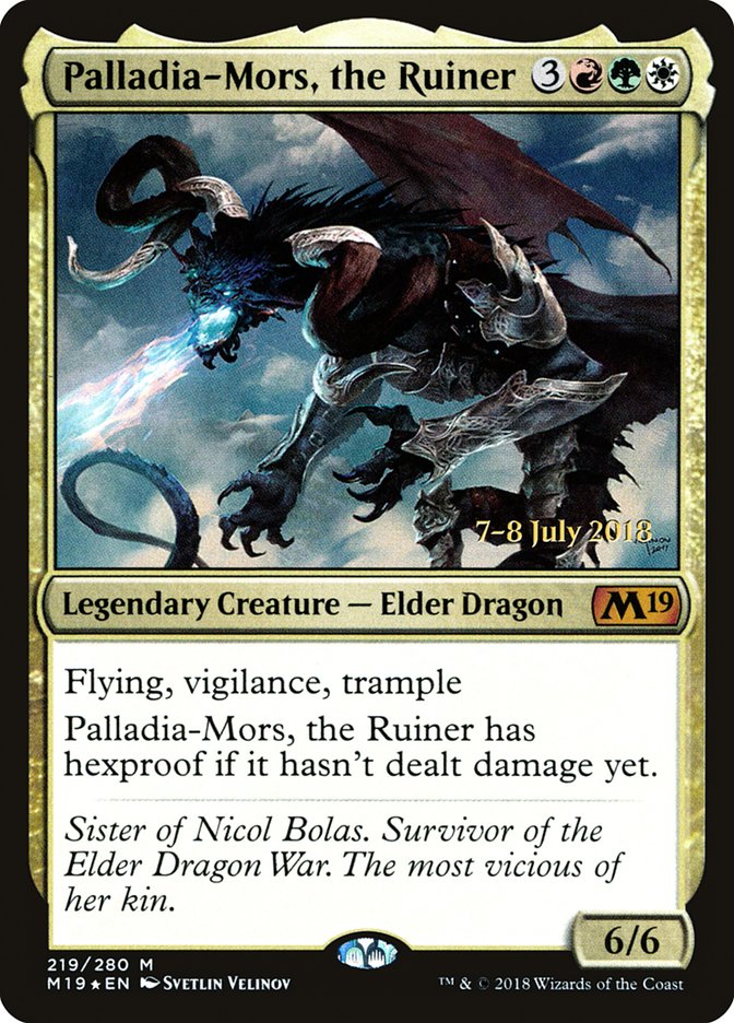 Palladia-Mors, the Ruiner  [Core Set 2019 Prerelease Promos] | Devastation Store