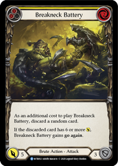 Breakneck Battery (Yellow) [WTR012] Unlimited Edition Rainbow Foil - Devastation Store | Devastation Store