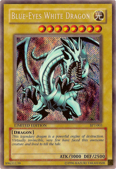 Blue-Eyes White Dragon [BPT-003] Secret Rare | Devastation Store