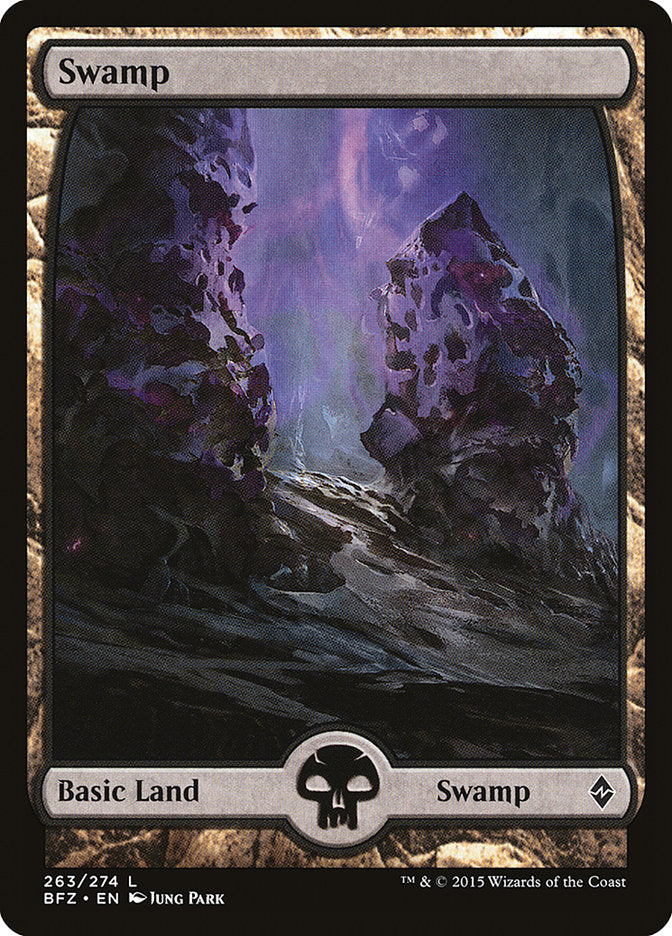 Swamp (263) [Battle for Zendikar] - Devastation Store | Devastation Store