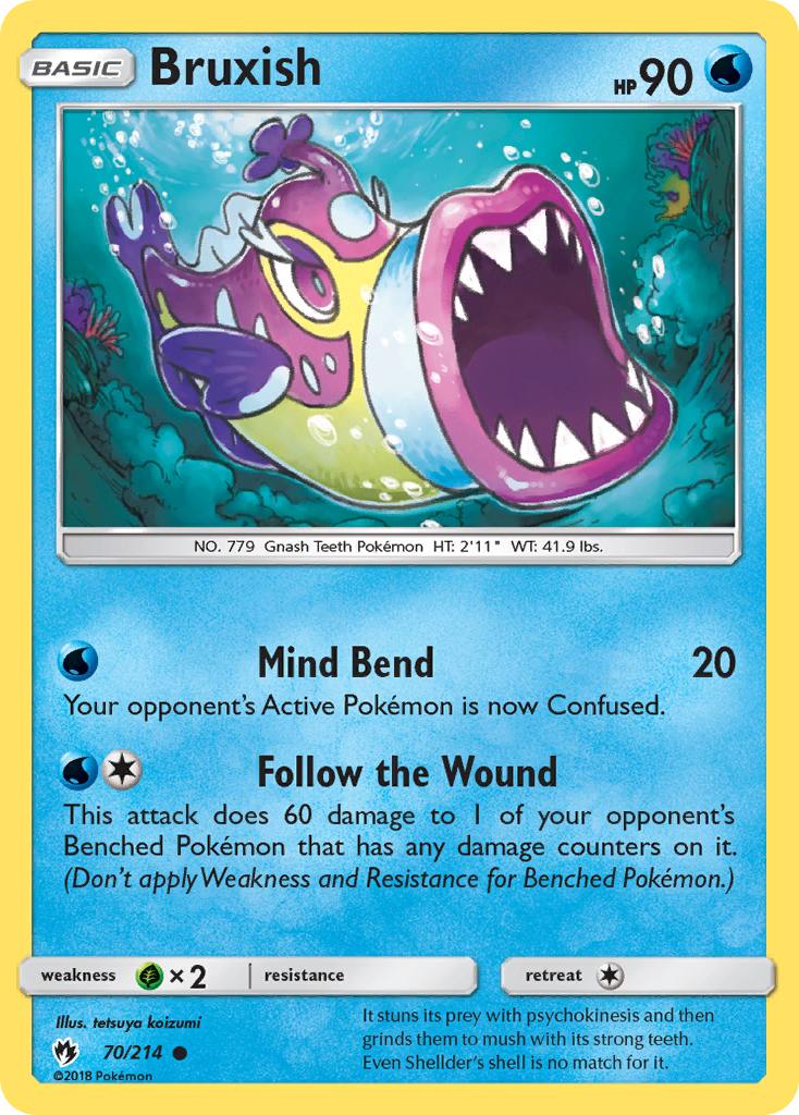 Bruxish (70/214) [Sun & Moon: Lost Thunder] | Devastation Store