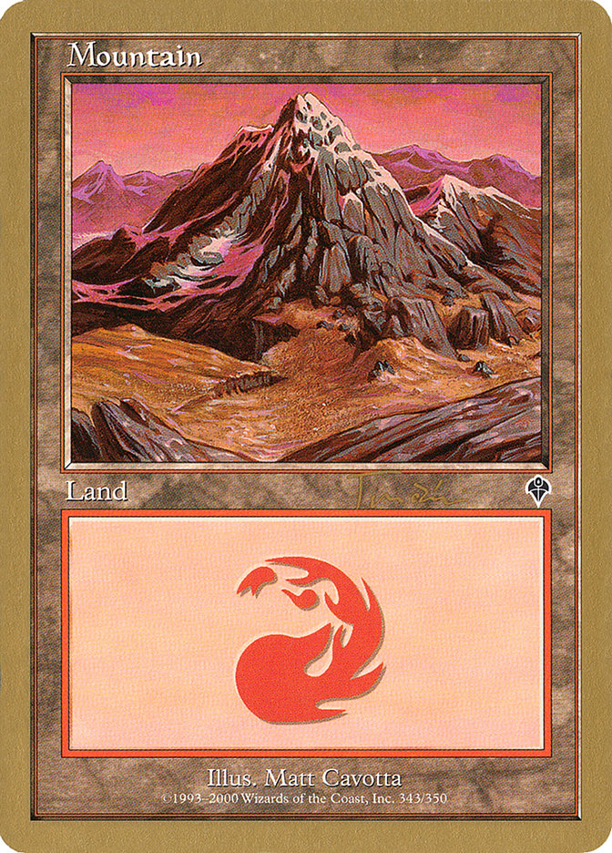 Mountain (jt343a) (Jan Tomcani) (INV) [World Championship Decks 2001] | Devastation Store