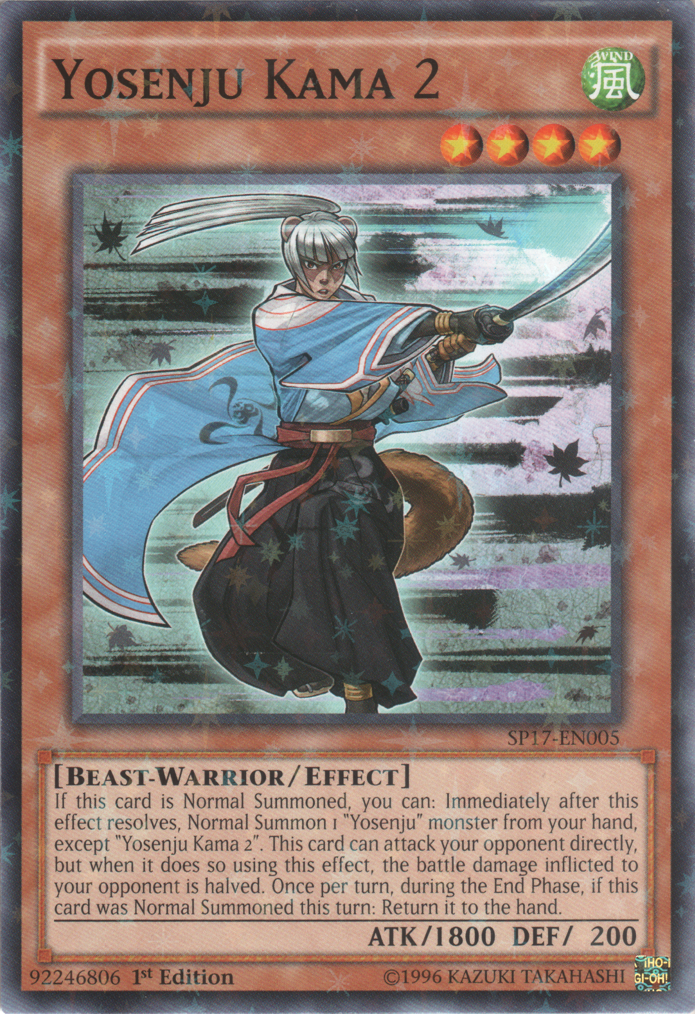 Yosenju Kama 2 [SP17-EN005] Starfoil Rare | Devastation Store