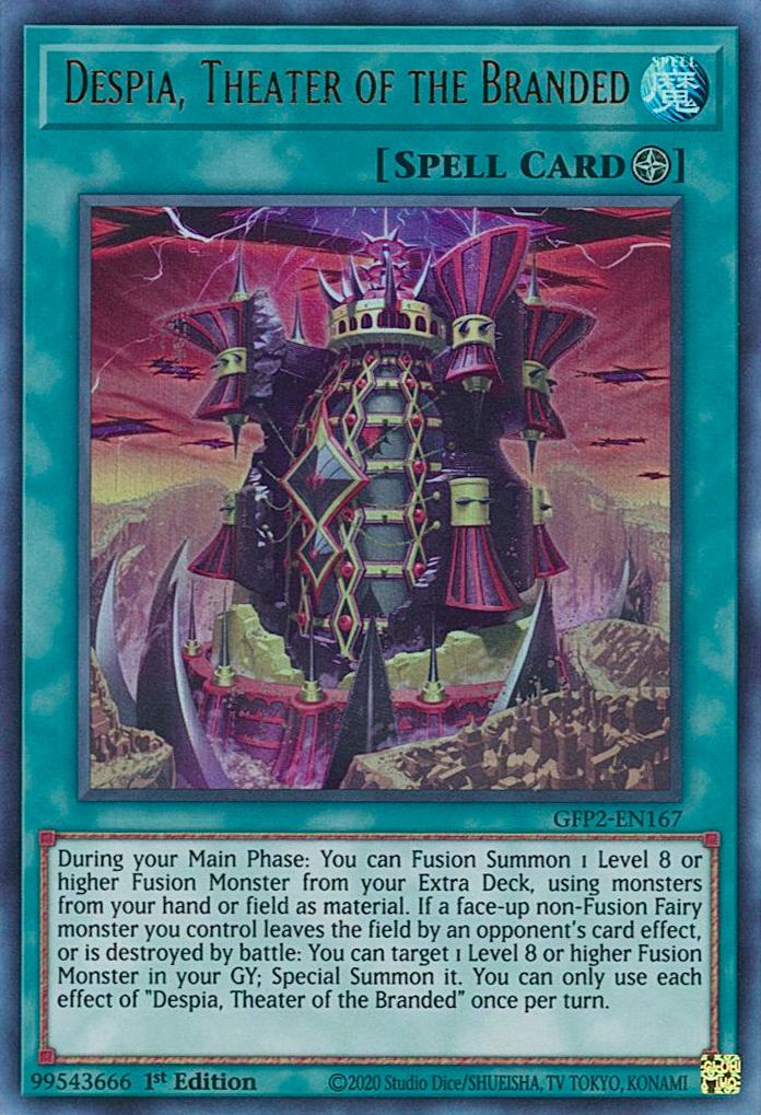 Despia, Theater of the Branded [GFP2-EN167] Ultra Rare | Devastation Store