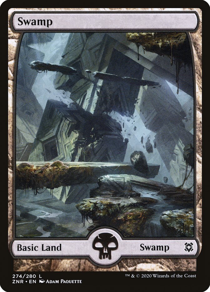 Swamp (274) [Zendikar Rising] | Devastation Store