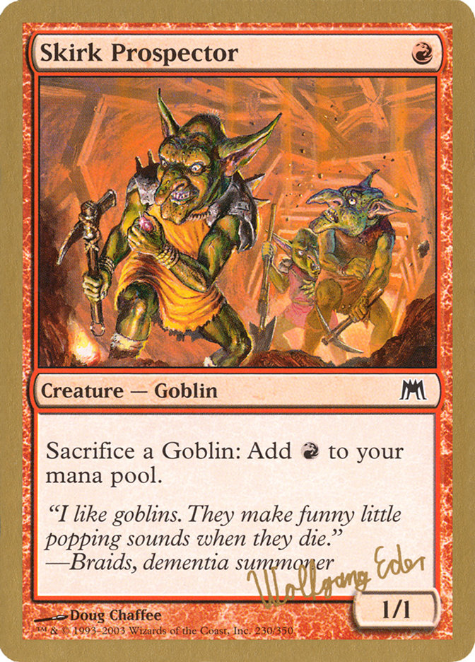 Skirk Prospector (Wolfgang Eder) [World Championship Decks 2003] | Devastation Store