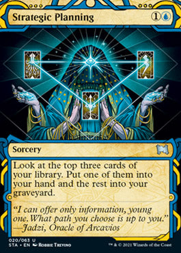 Strategic Planning (Etched Foil) [Strixhaven Mystical Archive] | Devastation Store