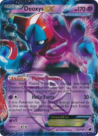 Deoxys EX (53/116) (Jumbo Card) [Black & White: Plasma Freeze] | Devastation Store