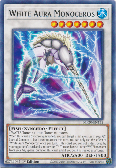 White Aura Monoceros [MP20-EN142] Rare | Devastation Store