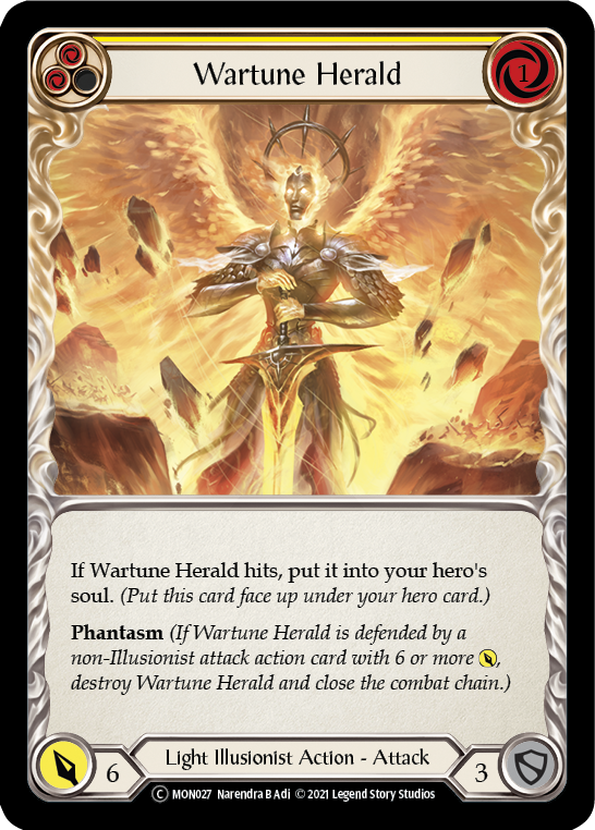 Wartune Herald (Yellow) [U-MON027] Unlimited Edition Normal | Devastation Store