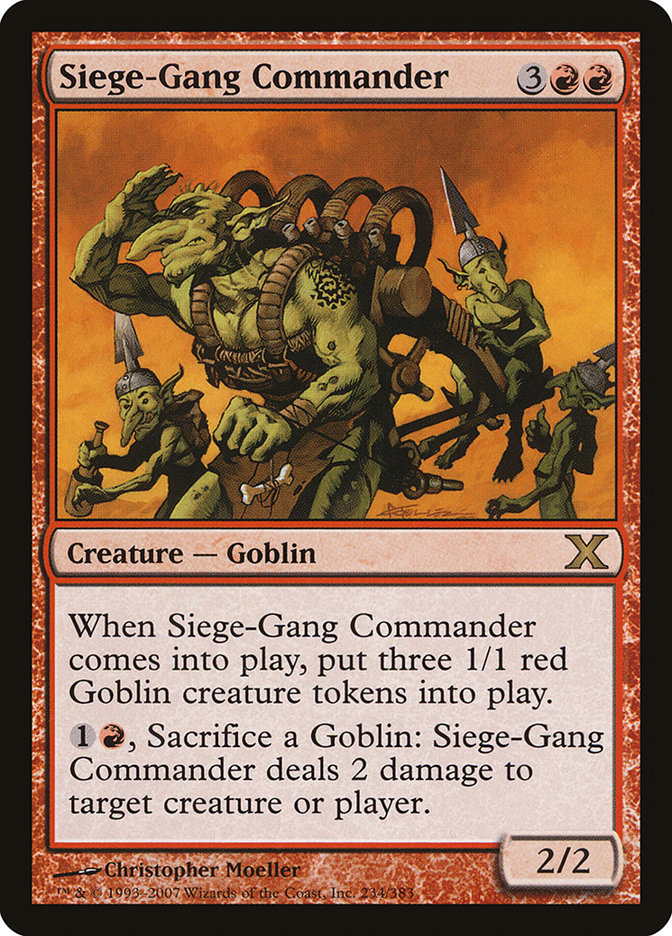 Siege-Gang Commander [Tenth Edition] | Devastation Store