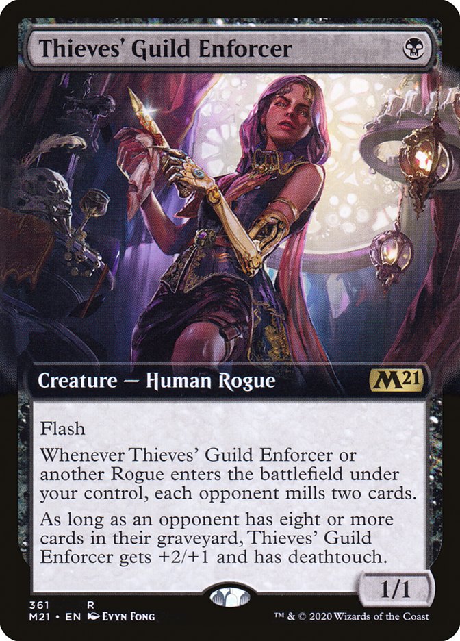 Thieves' Guild Enforcer (Extended) [Core Set 2021] | Devastation Store