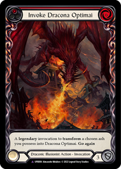 Invoke Dracona Optimai // Dracona Optimai (Marvel) [UPR006] (Uprising)  Cold Foil | Devastation Store