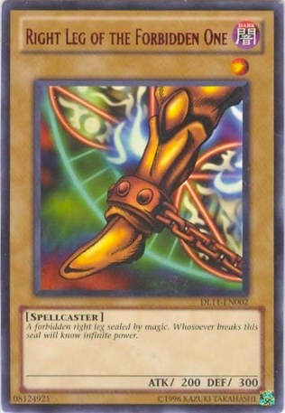 Right Leg of the Forbidden One (Purple) [DL11-EN002] Rare | Devastation Store