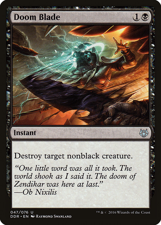 Doom Blade [Duel Decks: Nissa vs. Ob Nixilis] - Devastation Store | Devastation Store