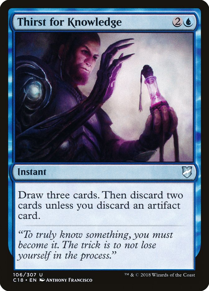 Thirst for Knowledge [Commander 2018] | Devastation Store