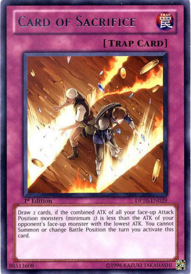 Card of Sacrifice [DP10-EN029] Rare | Devastation Store