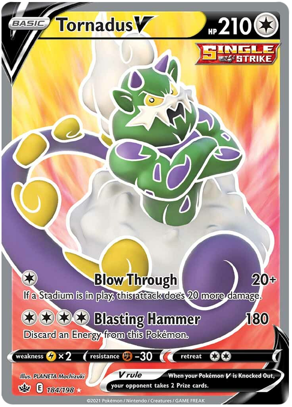 Tornadus V (184/198) [Sword & Shield: Chilling Reign] | Devastation Store