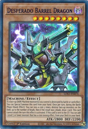 Desperado Barrel Dragon (Purple) [LDS1-EN076] Ultra Rare | Devastation Store