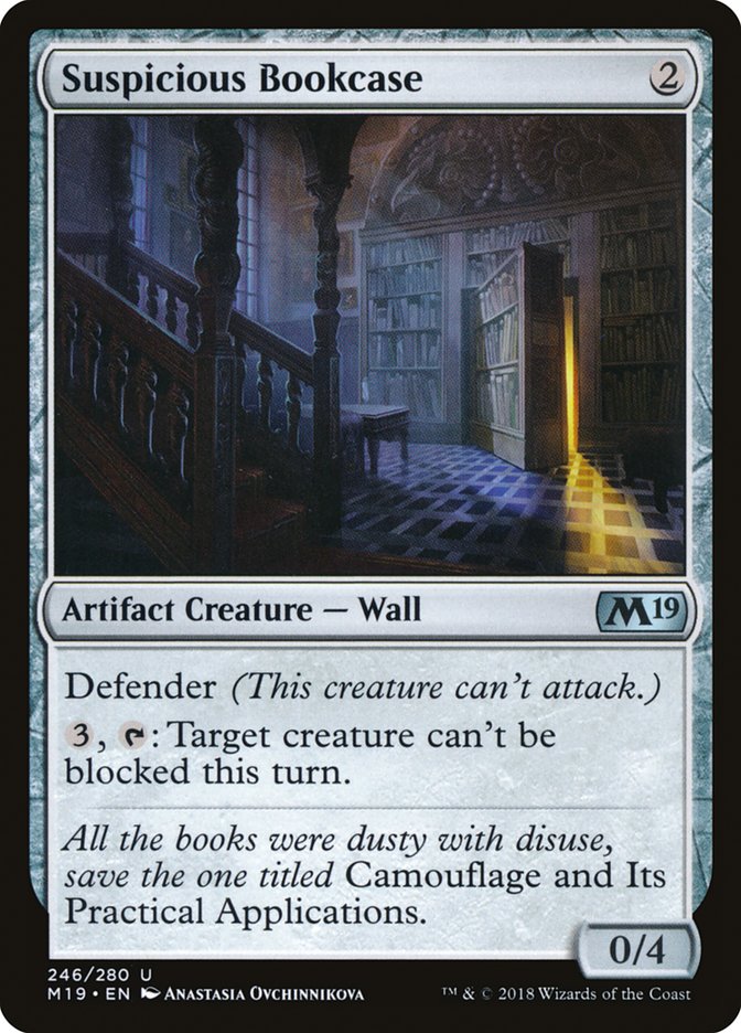 Suspicious Bookcase [Core Set 2019] | Devastation Store
