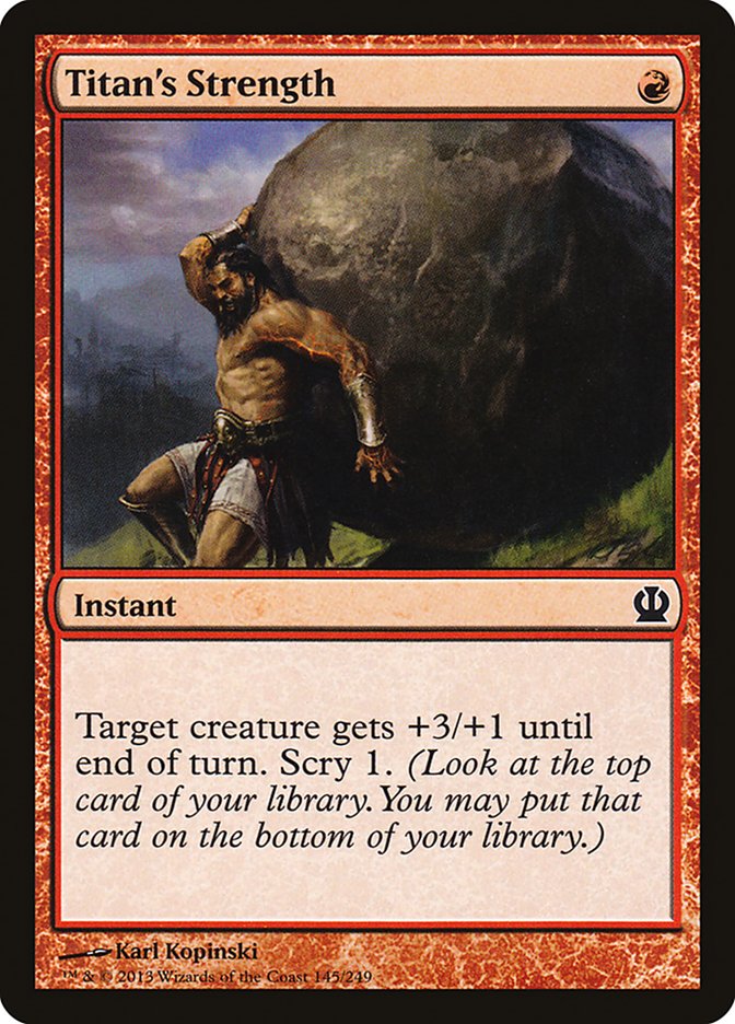 Titan's Strength [Theros] - Devastation Store | Devastation Store