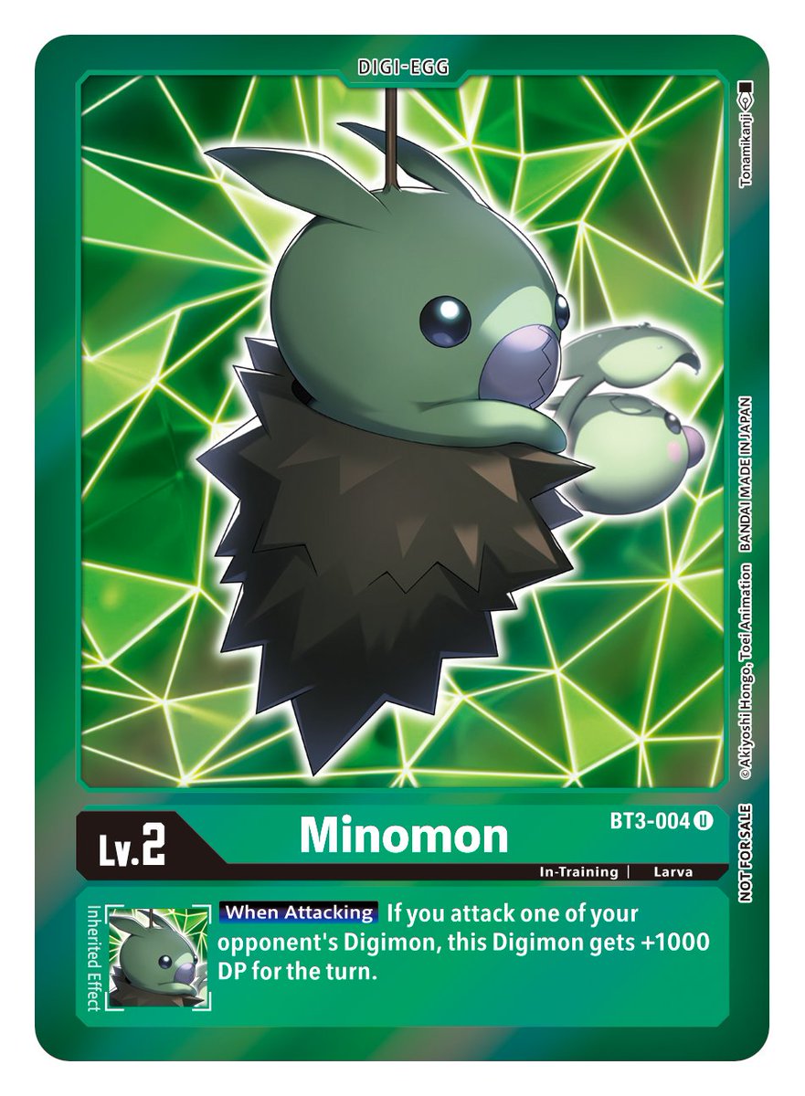 Minomon [BT3-004] (Event Pack 2) [Release Special Booster Ver.1.5] | Devastation Store