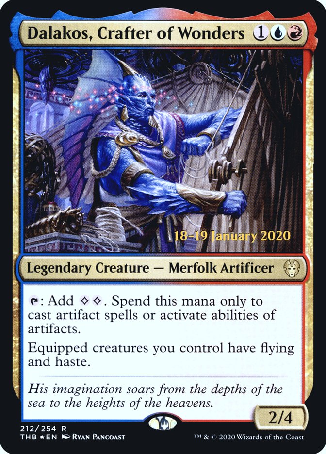 Dalakos, Crafter of Wonders [Theros Beyond Death Prerelease Promos] | Devastation Store