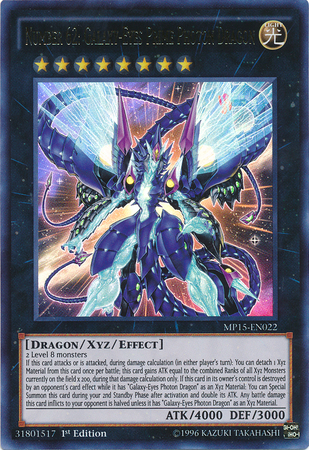 Number 62: Galaxy-Eyes Prime Photon Dragon [MP15-EN022] Ultra Rare | Devastation Store