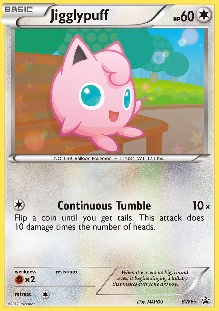 Jigglypuff (BW65) [Black & White: Black Star Promos] | Devastation Store