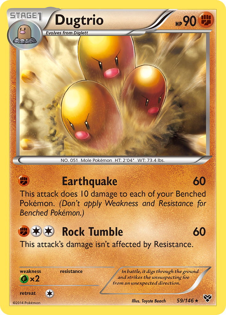 Dugtrio (59/146) [XY: Base Set] | Devastation Store