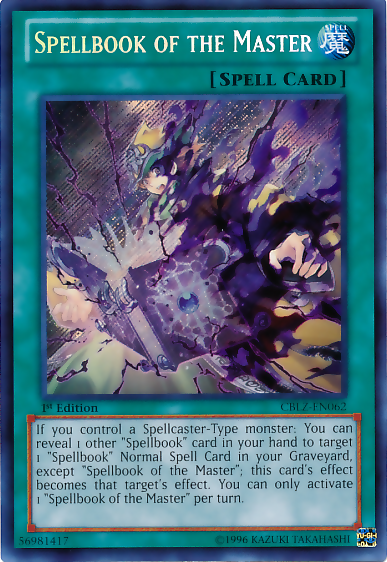 Spellbook of the Master [CBLZ-EN062] Secret Rare | Devastation Store