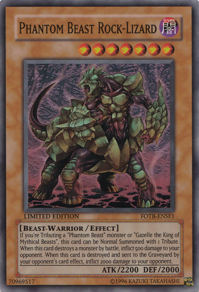 Phantom Beast Rock-Lizard [FOTB-ENSE1] Super Rare | Devastation Store